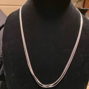 Vintage 3 chain, snake chain necklace.  Beautiful like new condition